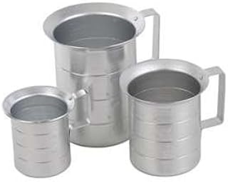 Royal Industries Liquid Measure, Aluminum, 1 Qt, Silver