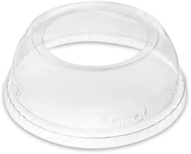 Karat C-KDL626-WHU 98mm Dome Lids Wide Hole (Case of 1000)
