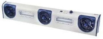 Transforming Technologies BFN803 Overhead AC Ionizer Blower, 3 Fans, LED Task Lights, 150-300 CFM