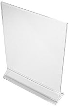 Cal-Mil 583 Classic Upright Tabletop Cardholder, 11" Height, 8.5" Width (Pack of 12)
