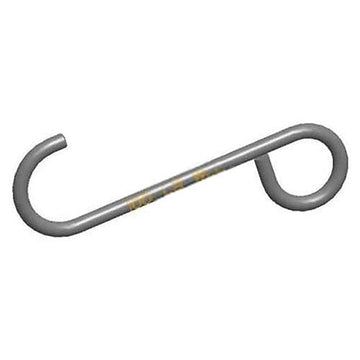 5/8" J-Hook by M&W – Steel, Raw Steel, Model 11657-9