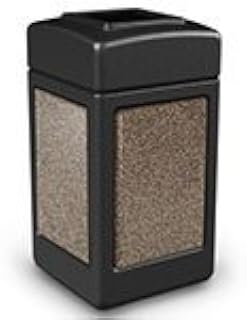 Commercial Zone 720352 StoneTec Square44; Black with Riverstone