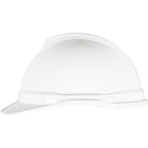 V-Gard 500 Cap Non-Vented 6-Point Fas-Trac III by MSA – Standard, White, Pack of 20, Model 10034097
