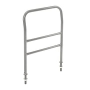 21" W Steel Handle by Global Industrial – 32"L x 24"W x 2.5"H, Alloy Steel, Gray, Model 252813