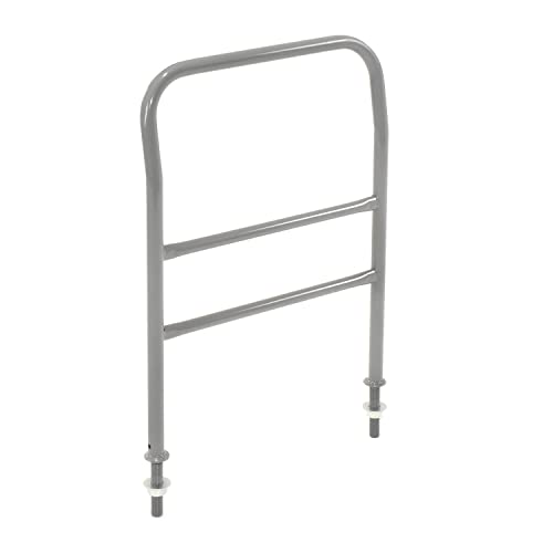 21" W Steel Handle by Global Industrial – 32"L x 24"W x 2.5"H, Alloy Steel, Gray, Model 252813