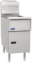 Pitco VF-35S Standard Fryer gas tube fired stand alone model 35 lb. oil capacity