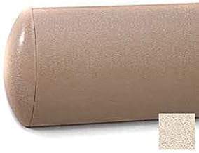 Crescent Series Wall Guard, Aluminum Retainer, 5"H x 12'L, Chablis