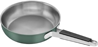 ZWILLING Pure Frying Pan | Round | 18/10 Stainless Steel | Green (24 cm)