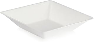 PacknWood 210ECOD1414F 5.1 x 5.1 x 1.1 in. 8 oz Eco-Design White Sugarcane Plate No Added PFAs - 600 Piece