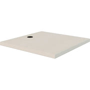 Interion Modular Partition Desktop by Global Industrial – Laminate, White, Model GF-TWRS2424WG