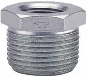 Anvil International 0819905605 Galvanized Imported Malleable Iron Hex Bushing, 3/4" x 1/2"