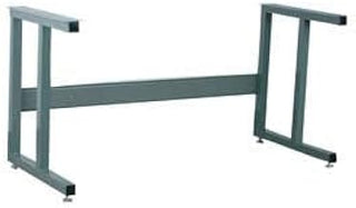 2000 Series Fixed Height Ergonomic Frame, 53" W X 27" D X 30-1/4"H, Black