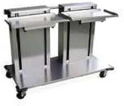 2819 Mobile Tray & Glass/Cup Rack Dispenser, Cantilever Style for 15" x 20" Trays