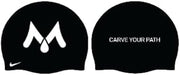 Nike Simone Manuel Silicone Swim Cap, Black