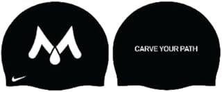 Nike Simone Manuel Silicone Swim Cap, Black
