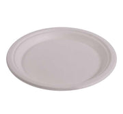 White Molded Fiber Plate by KITCH24/7 – Pack of 500, Model KC-10P-NPAW