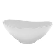 M138OV-NW Modernist Collection Oval White Melamine Bowls 13"L x 8"W x 4.5"H by Elite Global Solutions – 13 ounces, Melamine, White, Model 848552004509