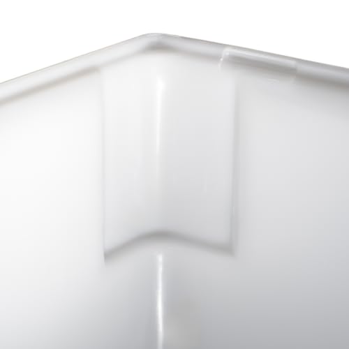 Winco 18" x 26" x 15" / 15" Deep / White Containers