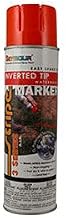 Seymour 20-354 Stripe 3-Series Contractor’s Choice Water-Based Inverted Ground Marking Spray Paint, Fluorescent Red, 15 Oz