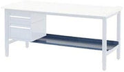 Global Industrial Lower Shelf for Bench, 48" W x 15" D, Blue