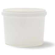 Berry Plastics Venture Tamper Resistant Food Container Tub White by Berry Global – 1.3 gallons, Polypropylene, white, Model T808166TRCP