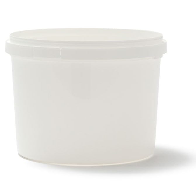 Berry Plastics Venture Tamper Resistant Food Container Tub White by Berry Global – 1.3 gallons, Polypropylene, white, Model T808166TRCP
