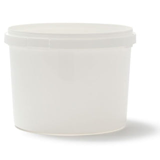 Berry Plastics Venture Tamper Resistant Food Container Tub White by Berry Global – 1.3 gallons, Polypropylene, white, Model T808166TRCP