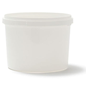 Berry Plastics Venture Tamper Resistant Food Container Tub White by Berry Global – 1.3 gallons, Polypropylene, white, Model T808166TRCP