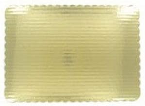 Vineland Packaging Single Wall 1/2 Sheet Cake Board Gold, 18.75" Length x 13.75" Width | 50/Case