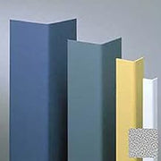 Surface Mounted Corner Guard, 90, 3/4" Wings, 8'H, Pearl Gray, Vinyl