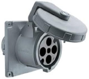 Hubbell 100A - 125/250V Grey Plastic Dockside Outlet