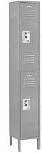 Global Industrial Infinity Two-Tier Two-Door Locker with Recessed Handle &