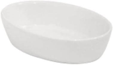 Browne Foodservice Oval Baker 9oz/266ml, White, Pack of 6