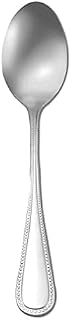 Oneida T163STBF 8 in. Pearl Stainless Steel Tablespoon & Serving Spoon, Silver