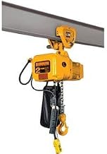 Harrington Hoists SNER Electric Chain Hoist w/Push Trolley - 3 Ton, 15' Lift, 3.5 ft/min, 115V