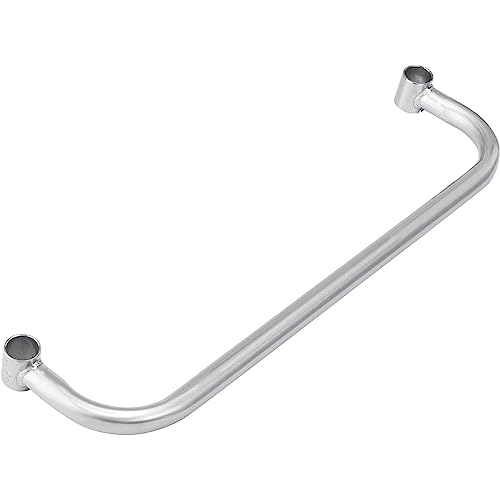 Poly-Z-Brite Safety Push Handle 24W by Nexel – Alloy Steel, Silver, Model AE24Z