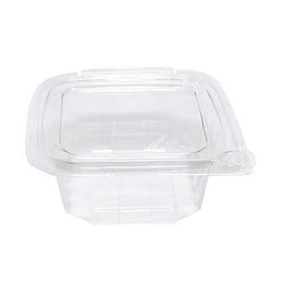 Eatery Essentials Koda Cup Hinged-Lid Tamper-Evident Container by Deger – 12 oz, 12.0 ounces, Container, Clear, Model RPTTE12