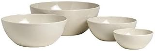 G.E.T. Enterprises SZSB012B Bamboo Black 5.8 qt., 11.8" Salad Bowl, 4.5" Deep, Bamboo Black (Pack of 6)