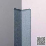 Corner Guard 90, 3'' Wings, 12'H W/Caps, Gray