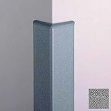 Corner Guard 90, 3'' Wings, 12'H W/Caps, Gray