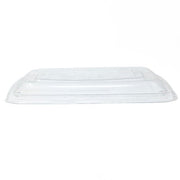 51601F300RPET 6" x 9" Lid - 300 / CS by Sabert – 6" x 9" x 1.02", Polyethylene Terephthalate, Clear, Pack of 300, Model 51601F300PCR