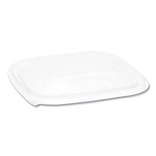 Evergreen EarthChoice Recycled PET Container Lid by PACTIV – One Size, Plastic, White, Model YSACLD05