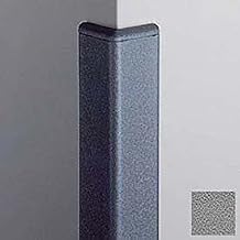 Corner Guard 90, 2'' Wings, 12'H W/Caps, Gray