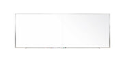 Ghent Satin/ White / 48"W x 120"H / Aluminum Frame Dry Erase Boards