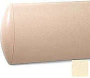 Crescent Series Wall Guard, Aluminum Retainer, 8"H x 12'L, Pale Yellow