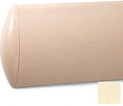 Crescent Series Wall Guard, Aluminum Retainer, 8"H x 12'L, Pale Yellow