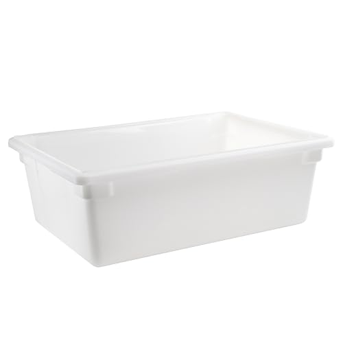 Winco 18" x 26" x 9" / 9" Deep / White Containers