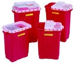 305666 PT# 305666- Container Sharps XL Red 19gal 5/Ca by, Becton-Dickinson