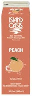 ISLAND OASIS Beverage Mix 32 oz--Pack of 12 (Peach)