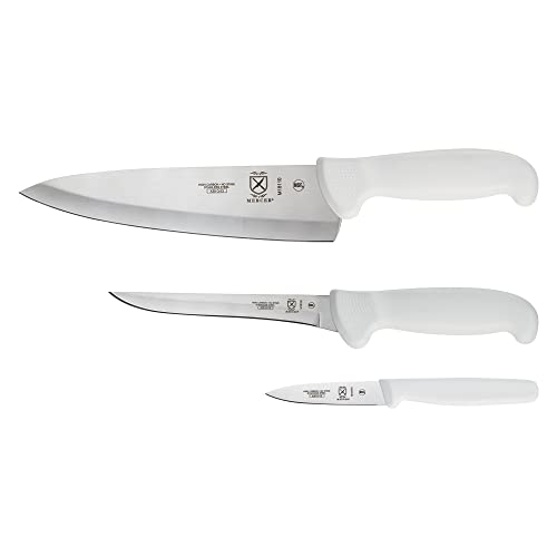 Mercer Culinary 3-Piece Set / White / 3-Piece Starter Set Knife Block Sets